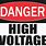 High Voltage Stickers