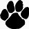 Husky Paw Print Clip Art