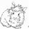 Lionhead Rabbit Drawing
