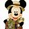 Mickey Mouse Safari Clip Art