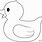 Rubber Duckie Coloring Pages