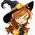 Halloween Animated Witch Clip Art