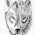 Wolf Tattoo Coloring Pages