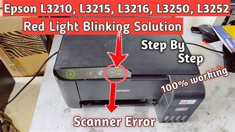 Epson L3210 Scanner Light
