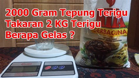 Tepung Terigu Berapa Gelas