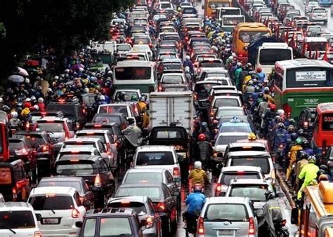 Kepadatan lalu lintas di Jakarta
