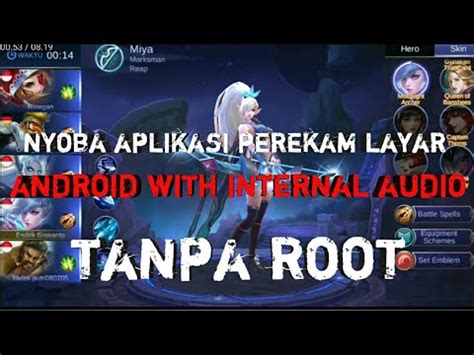 Aplikasi Perekam Layar Mobile Legend