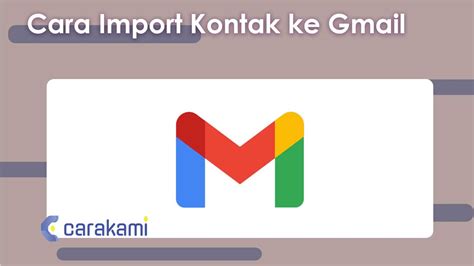 Cara Import Kontak Google