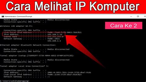 Cara mengecek IP Anda sendiri di Indonesia
