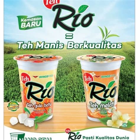 Harga Teh Rio Gelas 1 Dus di Supermarket