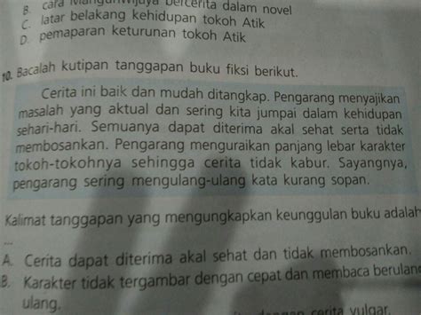 Kalimat Resensi Yang Mengungkapkan Kelemahan Buku