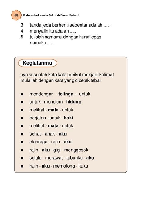 Kreativitas dalam Membuat Kalimat Sederhana