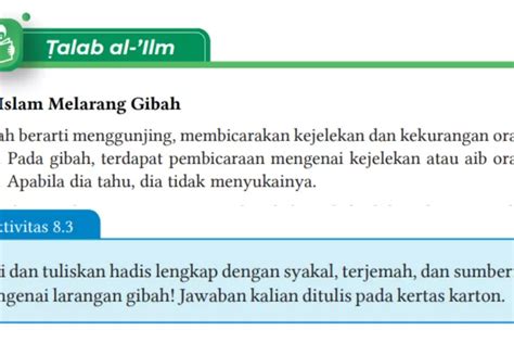 Soal Agama Islam Kelas 7 Semester 2