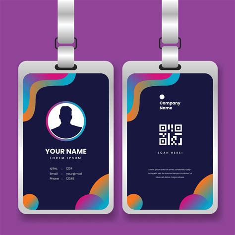 create professional-looking id cards