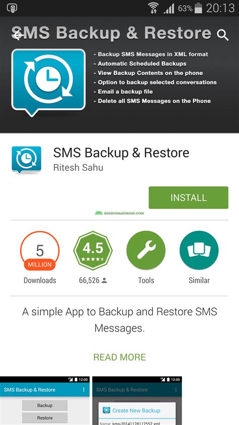 Android Backup and Recovery