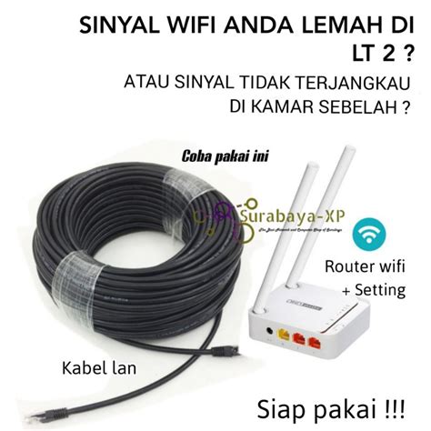 Antena Wifi dan Kabel LAN Indonesia