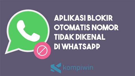 Aplikasi Blokir WhatsApp