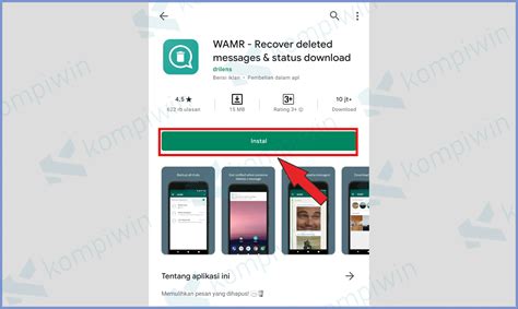Aplikasi Chat Whatsapp yang Dihapus