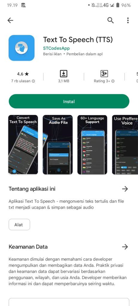 Aplikasi Perekam Suara Menjadi Teks Indonesia