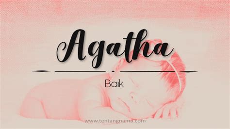 Arti Nama Agatha