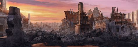 Attack on Titan matte painting