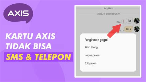 Axis tidak bisa terima SMS in Indonesia