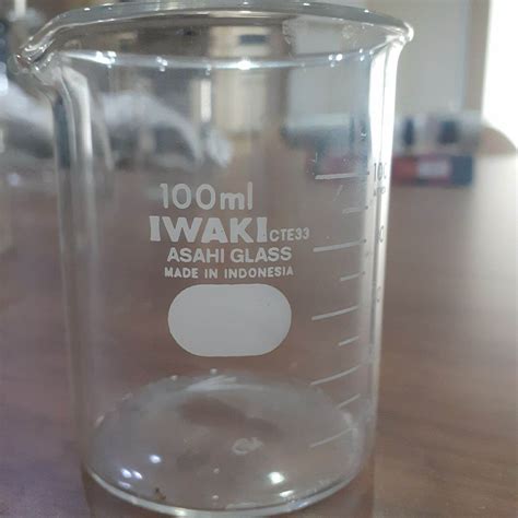 Bahan Pembuat Gelas Kimia 100 ml