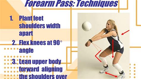 Basic volleyball techniques