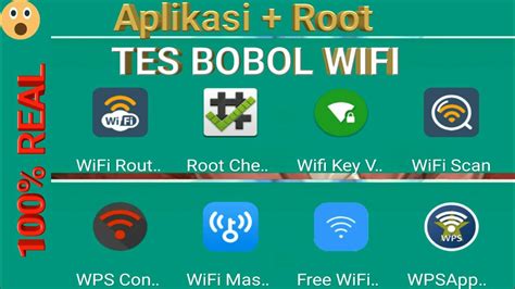 Bobol Wifi Menggunakan Aplikasi