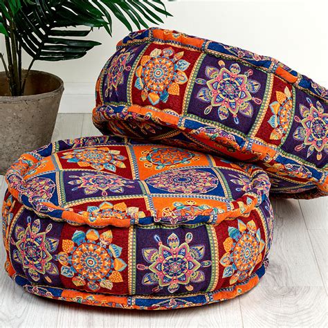 Bohemian floor cushions