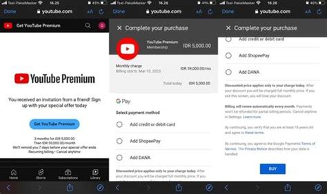 Cara Membeli YouTube Premium