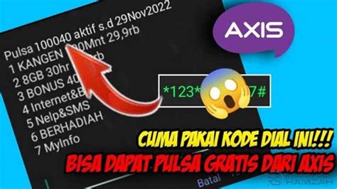 Cara Mudah Mendapatkan Pulsa Gratis Axis Melalui SMS di Indonesia
