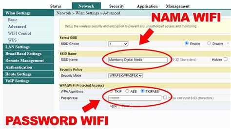 Cara Mengganti Nama dan Password WiFi IndiHome