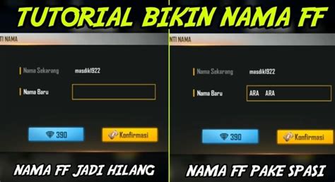 Cara Menggunakan Aplikasi Bikin Nama FF