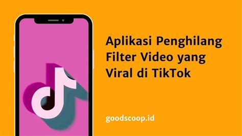 Cara Menggunakan Aplikasi Penghilang Filter di Video TikTok