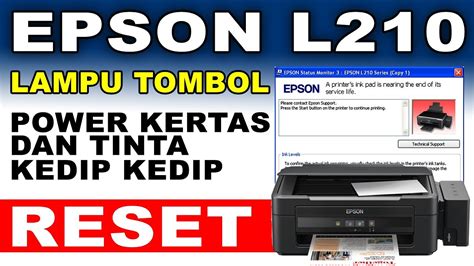 Cara Menggunakan Resetter Epson L210