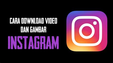 cara mengunduh foto instagram tanpa aplikasi melalui Download Instagram Photos