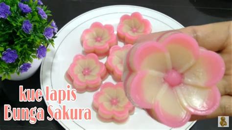 Cara Menghias Kue Sakura Takaran Gelas