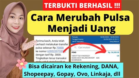 Cara Mudah Mengubah Pulsa Menjadi Uang di Indonesia