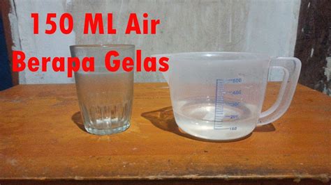 Cara Mengukur 150ml Air dengan Gelas Ukur