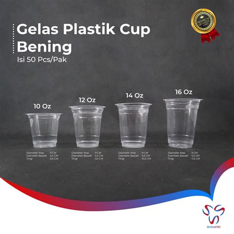 Cara Mengukur Ukuran Gelas Cup Plastik