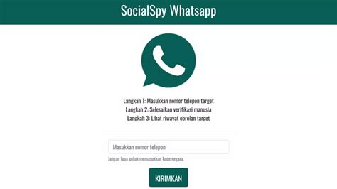 Cara Menyadap No WhatsApp Pacar Tanpa Aplikasi Tambahan