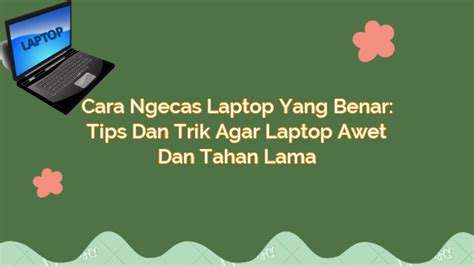 Cara Ngecas Laptop in Indonesia