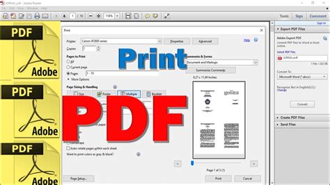 Cara print file PDF Indonesia