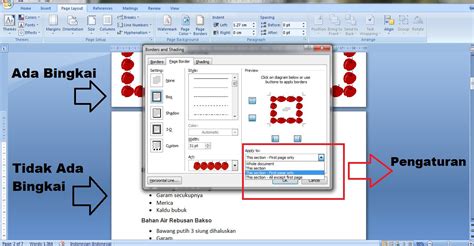 Cara membuat tabel dan bingkai dengan mudah menggunakan tombol Shift