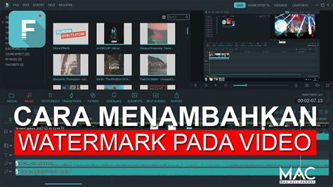Cara membuat watermark di Filmora Indonesia
