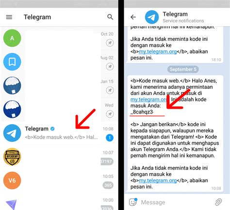 Cara menghapus video di Telegram