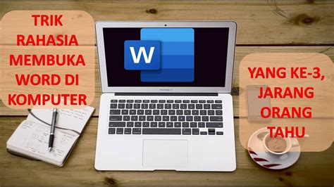 Cara memulai membuka program Microsoft Word