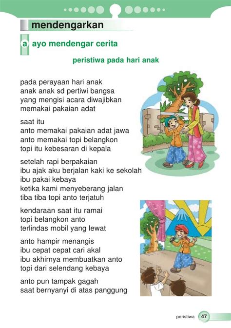 Soal Cerita Kelas 3 SD Bahasa Indonesia