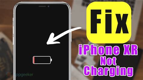 Charge your iPhone XR to fix the black screen